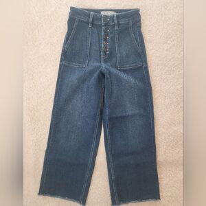 Hidden Dark Blue Wide Leg Jeans Size 25